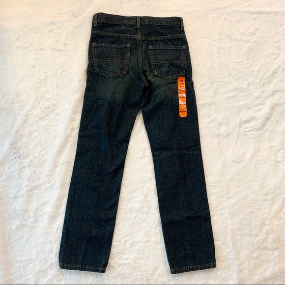 NWT PLACE Boys Straight Leg Dark Wash Jean Size 10 - Picture 3 of 7